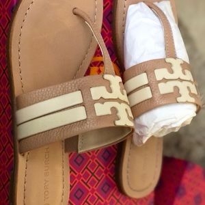 Tory Burch Leigh sandal, only worn once or twice!